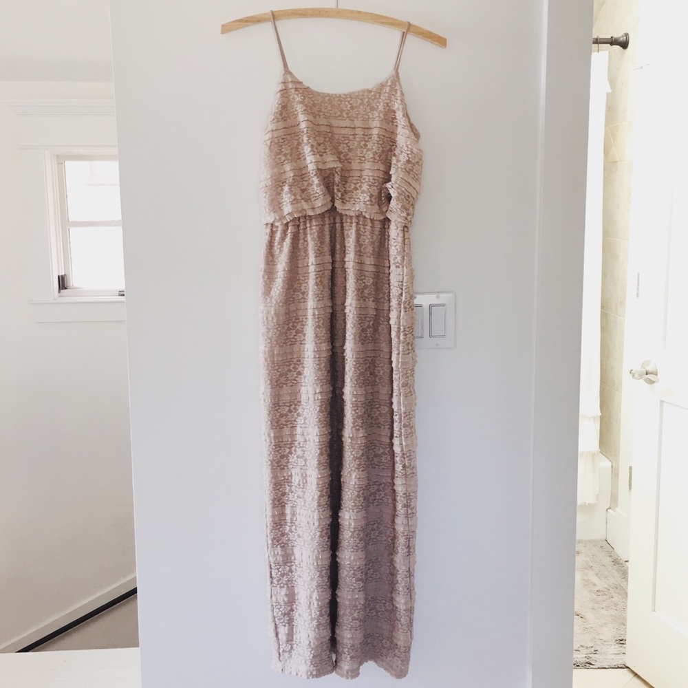 Cynthia Rowley // Tan Lace Maxi